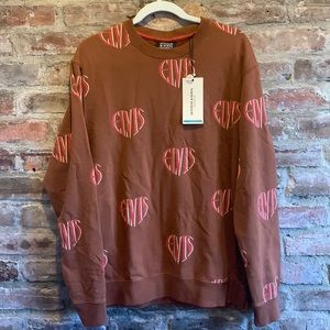 Scott & Soda Elvis Sweatshirt Men’s L NWT